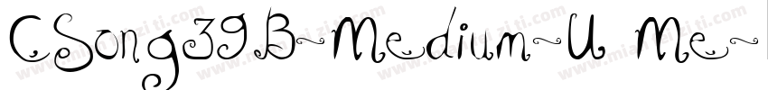 CSong3GB-Medium-U Me字体转换